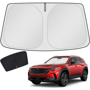 KUST Windshield Sun Shade for Mazda CX-50 2023 2025 2026 CX50 Accessories Window Sunshade Sun Visor Protector Foldable Blocks UV Rays Keep Your Car Cooler