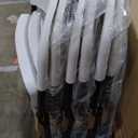 Amazon Basics Sturdy Foldable Plastic Chair, Portable, 350-Pound Capacity, White, 6-Pack