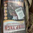 Brown Tarp 20x30 Feet, 10 Mil Thick Waterproof Poly Tarps Cover UV Resistant, Rip & Tear Proof with Metal Grommets Every 20 Inches