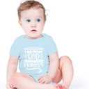 I'm Proof That God Answers Prayers Infant Baby Bodysuit Heaven Sent Clothes Baby (Blue)