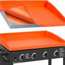 Upgraded Silicone Griddle Mat for Blackstone 36 Inch True Fully Wrapped Coverage Food-Grade Silicone Mat, Easy to Clean, Heat & Cold Resistant, Prevent Rust, Griddle Cover (Full-Cover 36") (35.8" x 21.7" x 2.3")