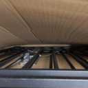 Miumoon 29-45" No Bottom Bar Baby Gate for Stairs, 2-in-1 Auto Close Dog Gate Indoor with Large Walk Thru Door, Hardware Mount Pet Gate for Top and Bottom Stairs (Black, 26.5-43" W x 29" H)