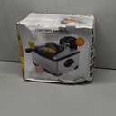 Chefman 4.5 Liter Deep Fryer w/Basket Strainer, XL Jumbo Size, Adjustable Temperature & Timer, Perfect for Fried Chicken, Shrimp, French Fries, Chips & More, Removable Oil-Container, Stainless Steel