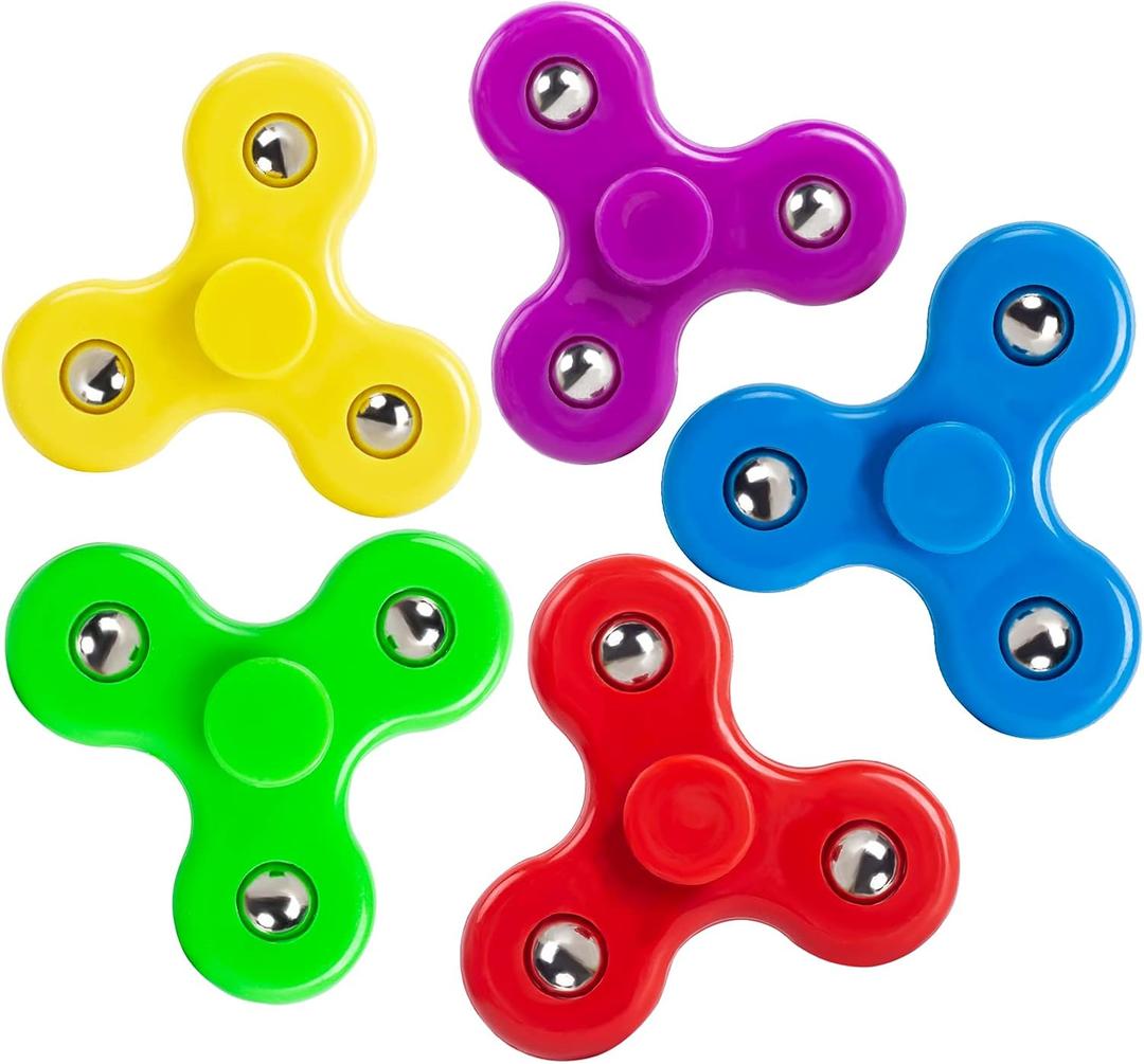 YOLOPLUS+ 4 Pcs Fidget Spinner Toys for Kids,Mini Size Hand Fidget Toys Anxiety Stress Relief Reducer,Birthday Gifts Party Favor Easter Basket Stuffers for Kids Adults (2 Inch)