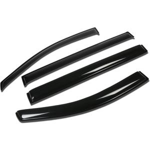 Auto Dynasty 4 Pcs Tape on Window Vent Visor Deflector Rain Guard Compatible with 2011-2014 Toyota Sienna, Acrylic (11-14 Toyota Sienna)