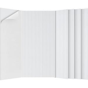 5 Pack Acoustic Panels,47.2x23.6x0.4 inch Acoustic Wall Panels,Large Soundproof Panels,Self-Adhesive Sound Proof Panels for Walls,Acoustic Treatment for Recording Studio&Office,White