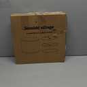 Beige Drum Lamp Shade, 13" Top x 13" Bottom x 10" High, Two Different Top Rings (Spider and UNO Fitter), Lamp Shade for Table Lamps Floor Lamps, Natural Linen Lampshade Replacement, Assembly Required