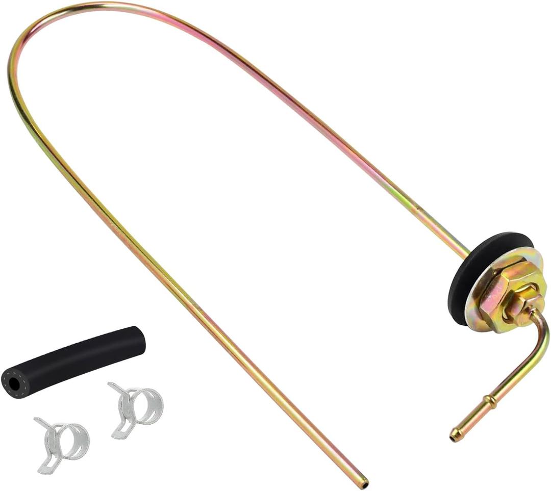 Fuel Tank Standpipe 650mm x 5mm Fit for Webasto and Water Heaters with Clamps and Hose Line, Replaces 1320399A 35320A