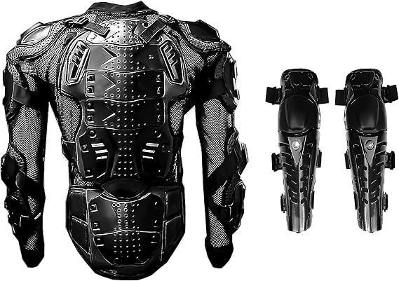 1STORM MOTORCYCLE MOTOCROSS BIKE GUARD PROTECTOR BODY ARMOR BLACK XL