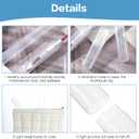 DIVINA VITAE 60Pcs Clear Travel Toothbrush Case Bulk - 7.9x 1.18inch Plastic Toothbrush Holder Protector Cover - Portable Dust-Proof Tooth Brush Cover Cap for Travel Business Home Camping School