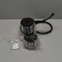 Metal 3 Arm Crystal Candle Holder - Tea Light Centerpiece Candle Holder, Votive Holder with Sparkling Crystal Bowl, Suitable for Wedding, Table Centerpiece, Home Decor (1, 3 arm-Black)