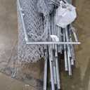 YITAHOME 7.5'x7.5' Outdoor Dog Kennel with Metal Dog Gate, Outdoor Dog Pens with Roof, Heavy Duty Dog Kennel for Backyard Farm Use