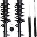 AUTOMUTO Front and Rear Pair Complete Struts Spring Assembly Shock Absorber Compatible with 2004-2011 for Chevy Aveo 2009 for Pontiac G3 2005-2008 for Pontiac Wave Struts 172296 172295 5794