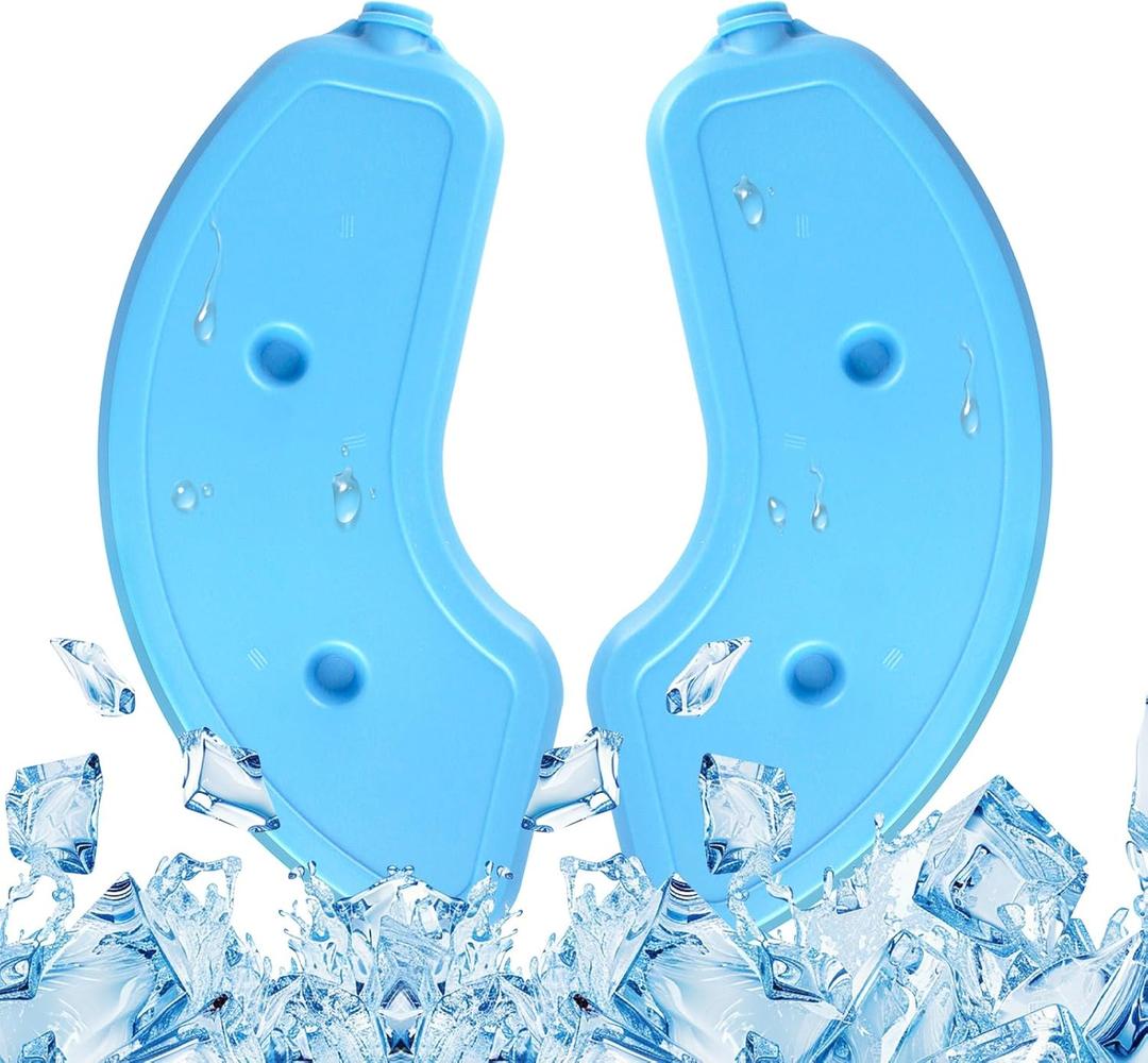 2 Pcs Replacement Ice Packs for Automatic Cat Feeder Wet Food and Automatic Pet Feeder Place It Horizontally, Not Vertically