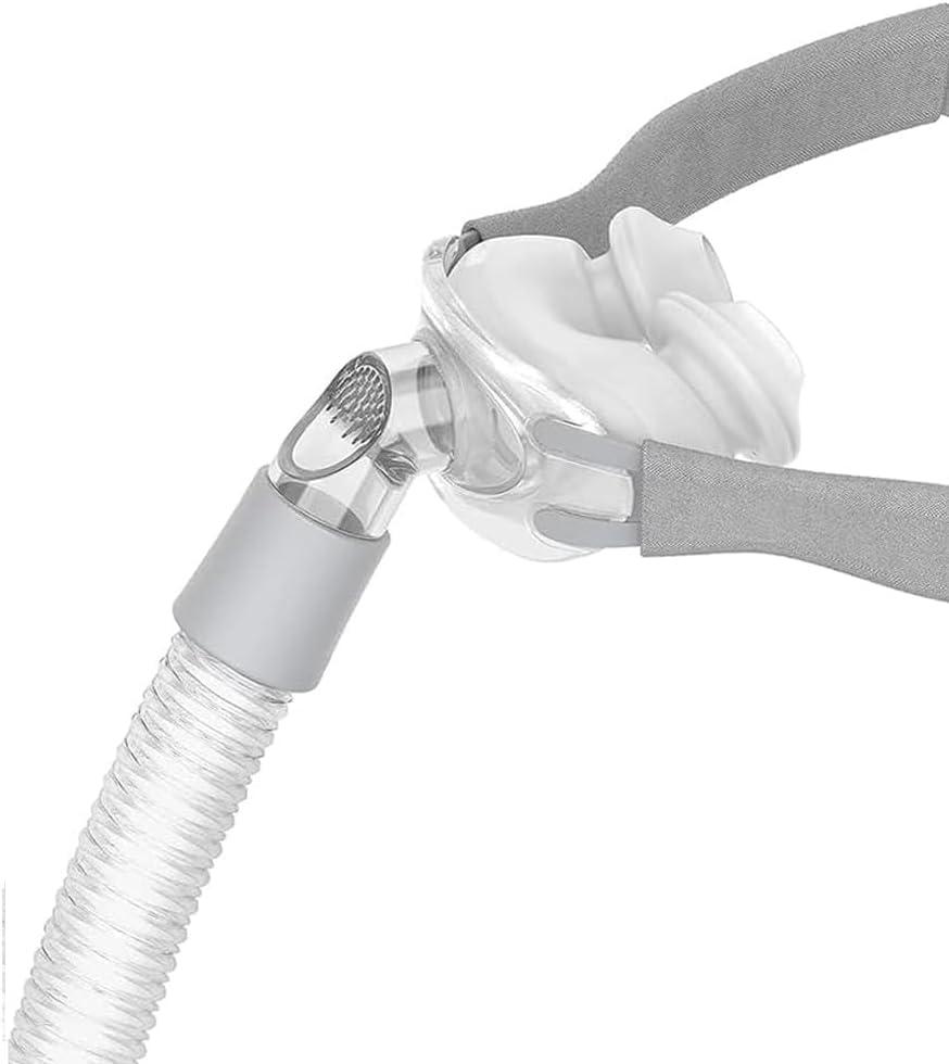 NQIAO Nasal Pillow - Universal Nasal Mask Nose Pillows System Assembly - Includes Small, Medium, and Large Nose Adapter Nasal Pillows