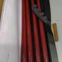 CANDWAX 12 inch Burgundy Taper Candle Pack of 4 - Unscented Smokeless Dripless Candlesticks - Candle Sticks for Party Dcor, Christmas Home Decor, Dinner Table Centerpieces - Christmas Taper Candles