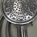 Cobbe Filtered Shower Head with Handheld, High Pressure 6 Spray Mode Showerhead with Filters, Water Softener Filters Beads for Hard Water - Remove Chlorine - Reduces Dry Itchy Skin, Chrome
