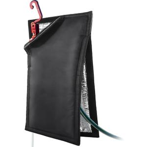 Insulated Outdoor Faucet Cover for RV Park & Yard Hydrant, 25H x 13.5W, Freeze and Heat Protector for Winter & Summer, Ideal for Garden, Lawn, and Sprinkler Systems