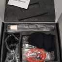 Podcast Equipment Bundle for 2, RGB Audio Interface with XLR Condenser Microphone, and 3.5mm Mic, Mute,48V Phantom Power for Streaming,Gaming,Recording-Black (H1)