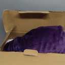 Electric Heated Blanket Full Size 72"x84" - Flannel & Sherpa Fabric Dual-Sided, 6 Heat Settings & 1-10 Hours Auto Off, Soft & Cozy Warming Throw for Home, Office, or Bed, Machine Washable, Purple