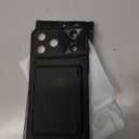 Vihibii for iPhone 17 Pro Max Case with Card Holder (4 Cards) [RFID Blocking] & Slide Camera Cover, Military Grade Drop Protection, Rugged Hard Back & Silicone Edge Wallet Phone Case 6.9" 2025, Black