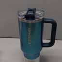 STANLEY Quencher ProTour Flip Straw Tumbler with Leakproof Lid 40 oz| Built-In Straw & Handle | Cupholder Compatible for Travel | Insulated Stainless Steel Cup | BPA-Free | Ponderosa Shimmer