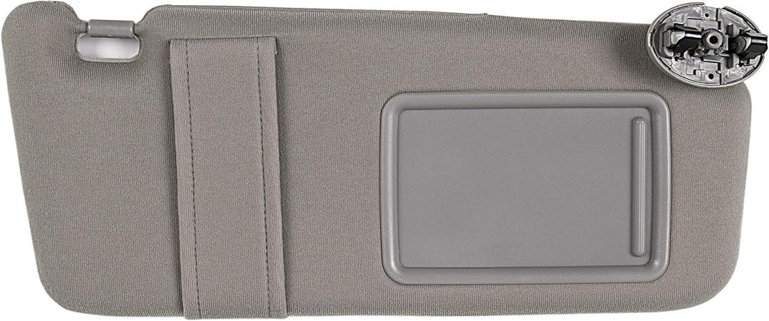 Ezzy Auto Gray Right Passenger Side Sun Visor fit for Toyota Camry Without Sunroof 2007 2008 2009 2010 2011 Ezzy Auto Gray Right Passenger Side Sun Visor fit for Toyota Camry Without Sunroof 2007 2008 2009 2010 2011