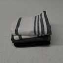 Cotton Clinic Assorted Kitchen Linen 6 Pack Soft Absorbent Quick Drying Table & Kitchen Towels with Hanging Loop 18x28 / Black White