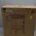 RealSmart Electric Fireplace Heater 22 in Freestanding Fireplace Stove Infrared Fireplace with 3D Flame Effect Remoted Control, Timer, Overheating Protection (Blue)