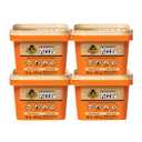 Gorilla All Purpose Wood Filler, Natural Finish, 16 Ounce Tub (Pack of 4) - Water Resistant for Indoor or Outdoor Projects and Repairs