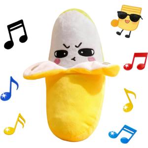 Baby Musical Sensory Toy,nteractive Musical Plush Toy with SoundsSensory Activity Learning Educational Kid Toy,Fun Christmas and Birthday Gifts Suitable for Multiplayer interaction (Yellow Banana)