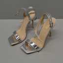 Elisabet Tang Women's Stiletto Heels Ankle Strap Open Square Toe Heeled Sandals Sexy Comfort Strappy Dress High Heel Shoes Lace Up Wedding Party Sandals Shoes (6)