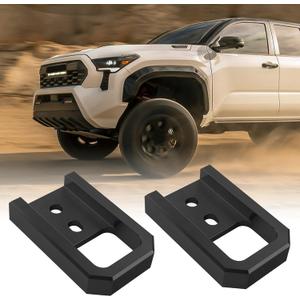 Tow Hooks for Tacoma 2024-2026/4Runner 2025-2026/Land Cruiser 250 2024-2026, Car Tow Hooks Compatible with Toyota Tacoma/4Runner/Land Cruiser 250 Accessories (Black)