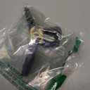 Shiny Black Large Hair Claw Clip with Gold Accent Shatterproof & Long-Lasting Trendy Womens Hair Styling Accessory