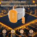 Bedwetting Alarm , Bed Wetting Pee Alarms for Older Kids Boys and Girls, Moisture Potty Alarm USB Rechargeable, Potty Training 3 Working Modes