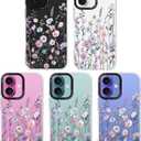 for iPhone 16 Case Watercolor Wildflower Floral Pattern Pastel