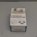 24 Pcs Chair Leg Floor Protectors for Hardwood Floors Silicone Covers Felt Pads Furniture Leg Caps Anti-Scratch Reduce Noise Fit (1-5/16" to 2")