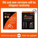 16" Heavy Duty Bike Tubes 16x1.75 16x1.95 16x2.10 16x2.125 AV Schrader Valve 45/57-305 Bicycle Tubes Compatible with 16 X 1.75/2.25 Bike Tire Tubes 2-PCS