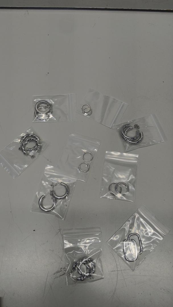 9 Pieces Small Huggie Hoop Earrings Set