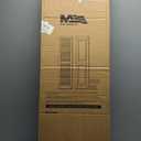 14 1/2"W x 48"H Standard Size Cathedral Open Louver Shutter, w/Installation Shutter-Lok's, 023 - Wicker