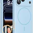 Miracase Magnetic for iPhone 17 Pro Max Case, Compatible with MagSafe, Integrated Silicone Camera Control Cover, 3.0mm Thicken Shockproof Drop Protection Phone Case for 17 ProMax, Clove Purple