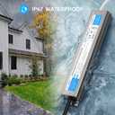 LED Driver 60 Watts Waterproof IP67 Power Supply 85V-265V AC to 24V DC Converter,Quiet and Small LED Transformer Low Voltage Output for LED Strip Lights,Outdoor