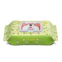 2 Pack LISPOO Pet Wipes -Cleaning and Grooming for All Pets, Alcohol-Free Portable Pack, Gentle for Face, Body, Paws and Butt-Thick Nonwoven Fabric-80 Count