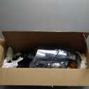 Headlights Assembly compatible with 2009-2018 Dodge Ram 1500,2010-2018 Ram 2500 3500 Halogen Head light Headlamp Replacement, Black Housing Amber Corner