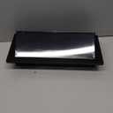 TonGass RV Range Hood Vent Cover for Camper, RV Exhaust Side Stove Vent Cover Replacement for Trailers & Motorhomes, Includes 10 Screws - Black