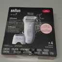 Braun Epilator Silk-épil 7, Hair Removal Device, Women Shaver & Trimmer, Wet and Dry, Wide Head, Includes Shaver Head and Trimmer Comb, SE7-041, Silver
