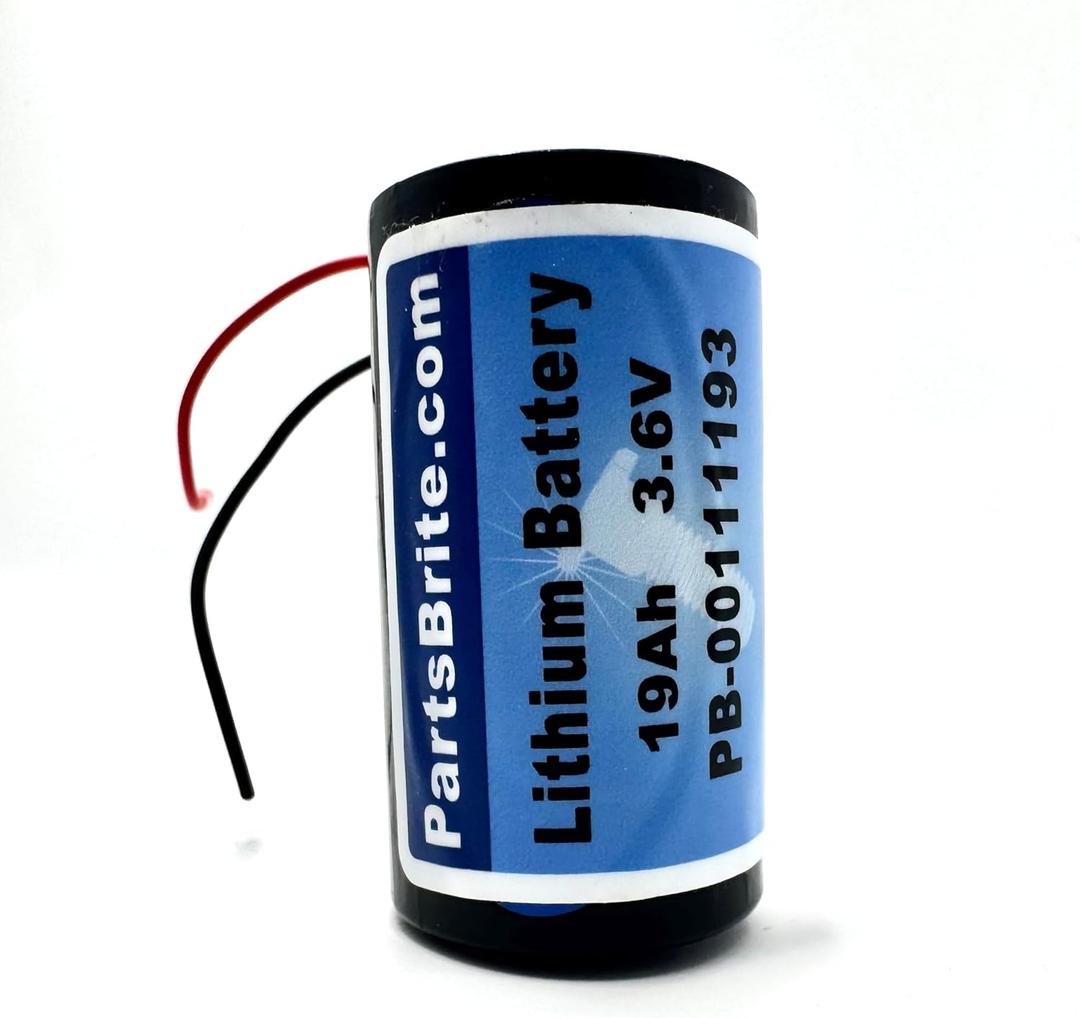 Rytec 3.6V 19Ah Lithium Battery, PB-00111193, with Wire Leads