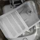 Diaper Genie Platinum Pail (Lily White) is Made in Durable Stainless Steel and Includes 1 Easy Roll Refill with 18 Bags That can Last up to 5 Months.