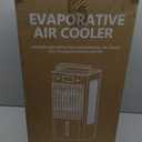 Windowless Portable Air Conditioners, Cooling Fan with 3 Speeds & 3 Modes, Evaporative Air Cooler, Swamp Cooler with Water Tank for Home Indoor 12H Timer No Hose Needed with Remote，60°-110°Oscillation