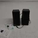 LENRUE Computer Speakers, USB/USB-C Powered PC Speakers with Loud Stereo Sound, Headphone-in for Desktop, iMac, MacBook, Laptop, Monitor (USB-C to USB Adapter Included)